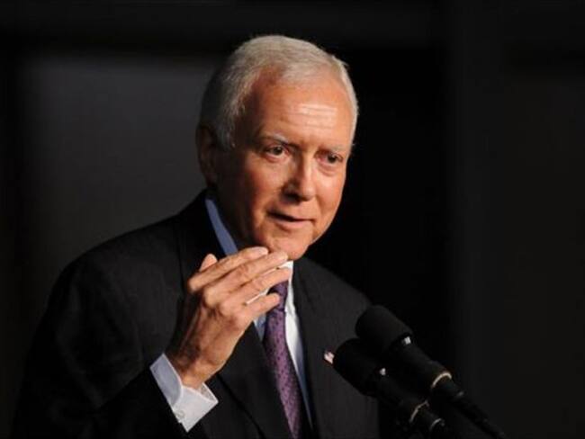 Orrin Hatch, presidente del Comité de Finanzas del Congreso de EE.UU. Foto: Agencia EFE