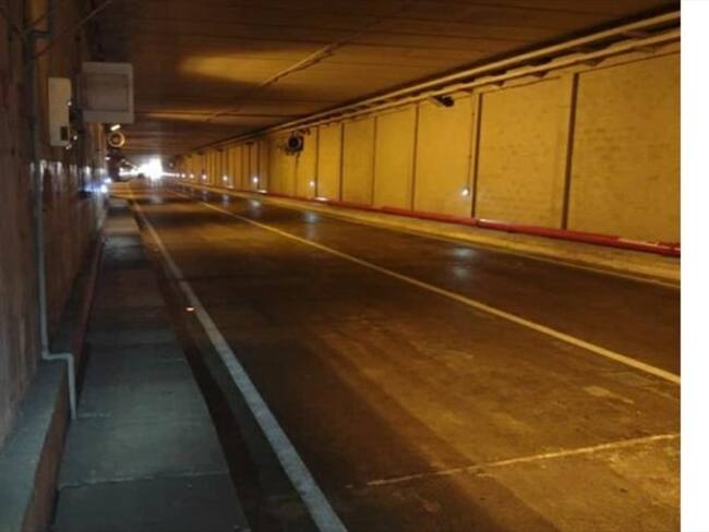 Los jóvenes chocaron con uno de los muros del Túnel de Crespo. Foto: Cortesía