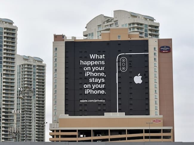 El polémico mensaje de Apple. Foto: Getty Images