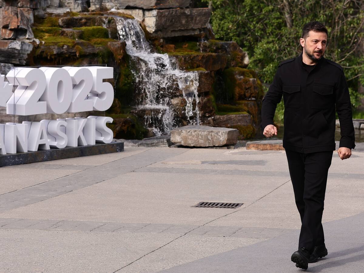 Zelenski destacó voluntad del G7 de “explorar todas las opciones” para presionar a Rusia