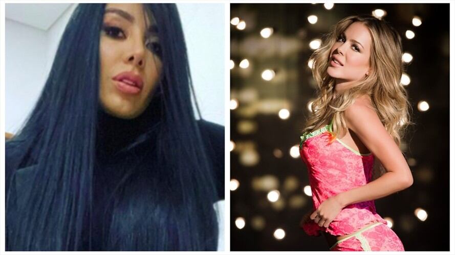 Marcela Reyes le preguntó a la modelo sobre la vida de Cerati, como si estuviera vivo, cuando el músico falleció en 2014.. Foto: Colprensa e Instagram