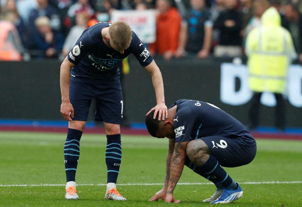 Manchester City. (Photo by IAN KINGTON/IKIMAGES/AFP via Getty Images)