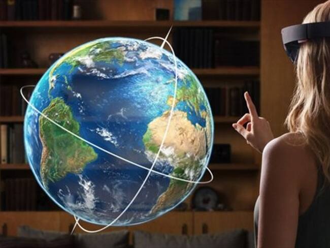 Las gafas "Holosens" de Microsoft utilizan realidad aumentada. Foto: Microsoft, tomada de BBC Mundo