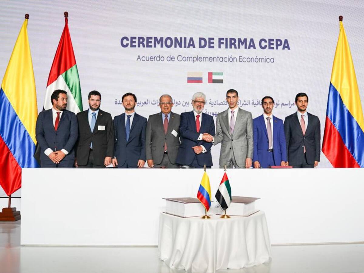 Colombia y Emiratos Árabes Unidos firman un Acuerdo de Asociación Económica