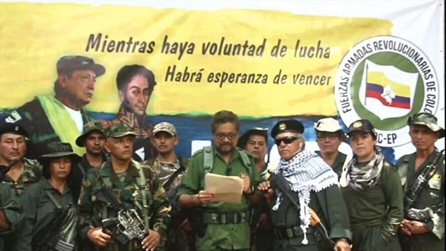 "Iván Márquez", "Jesús Santrich y "el paisa" anuncian su regreso a las armas. Foto: Captura de video