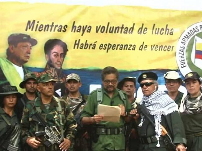 "Iván Márquez", "Jesús Santrich y "el paisa" anuncian su regreso a las armas. Foto: Captura de video