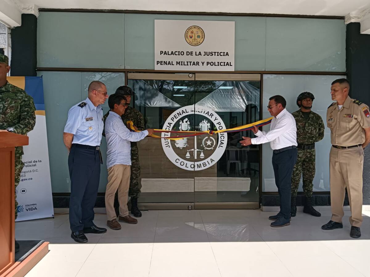 Inaugurado en Santa Marta Palacio de la Justicia Penal Militar y Policial