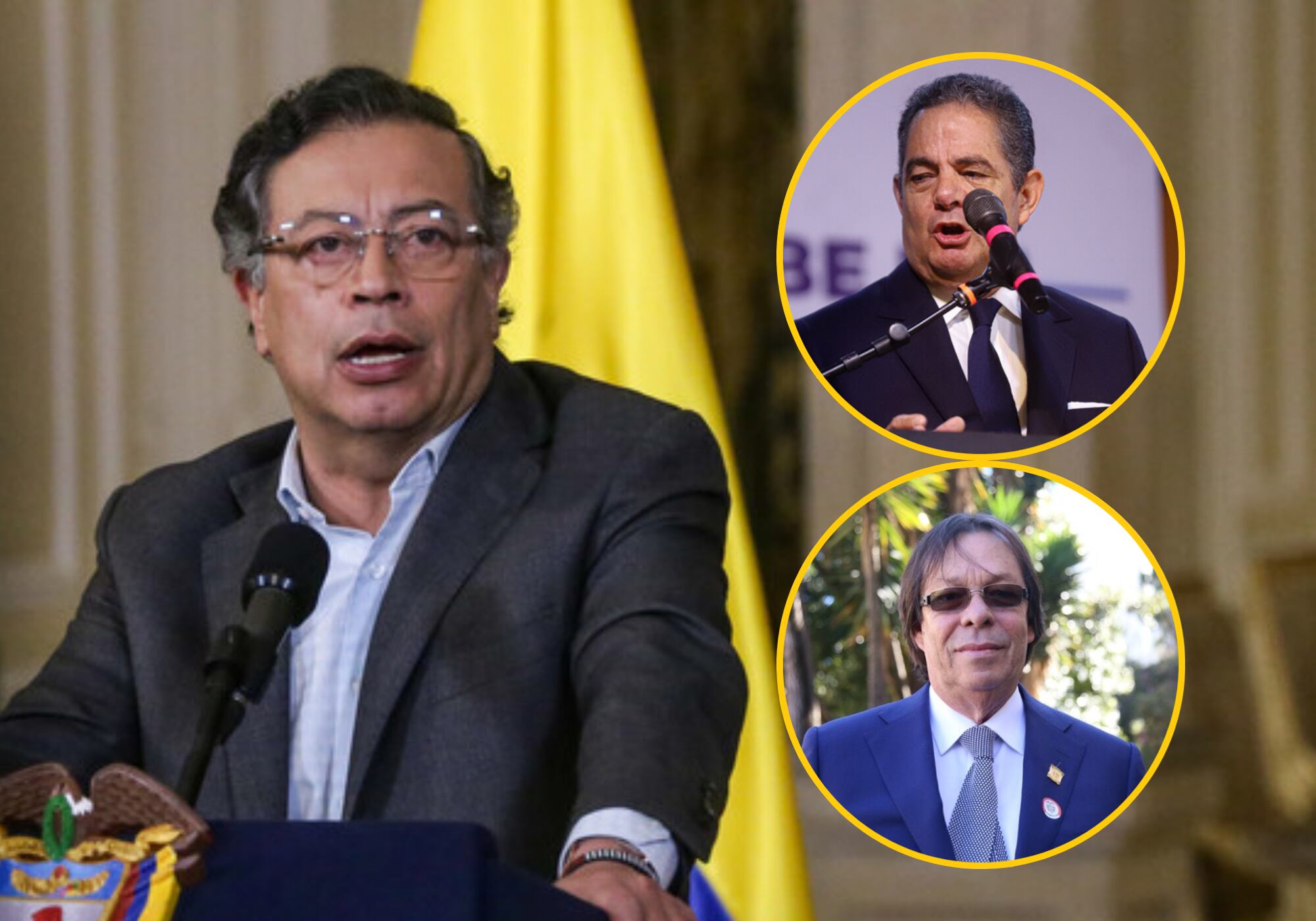 Gustavo Petro, Germán Vargas Lleras y César Lorduy. Foto: (Colprensa - Catalina Olaya) / (Colprensa - Lina Gasca) / (Colprensa - Álvaro Tavera)