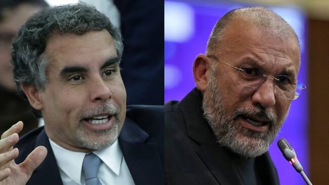 Armando Benedetti y Roy Barreras fueron protagonistas de un cruce de mensajes en Twitter. Foto: Colprensa / CAMILA DÍAZ, DIEGO PINEDA