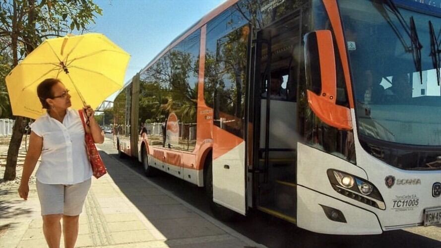 De $2.300 el pasaje sube ahora a $2.500. Es el sistema de transporte más costoso del país, por lo que en redes sociales aumentan las voces de rechazo.. Foto: Cortesía