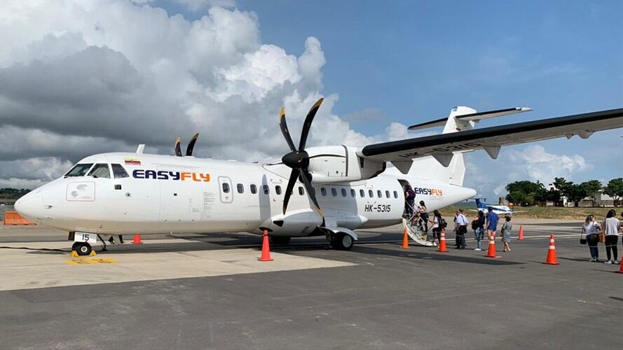 Easyfly tendrá siete nueve rutas para conectar destinos nacionales en marzo. Foto: EasyFly