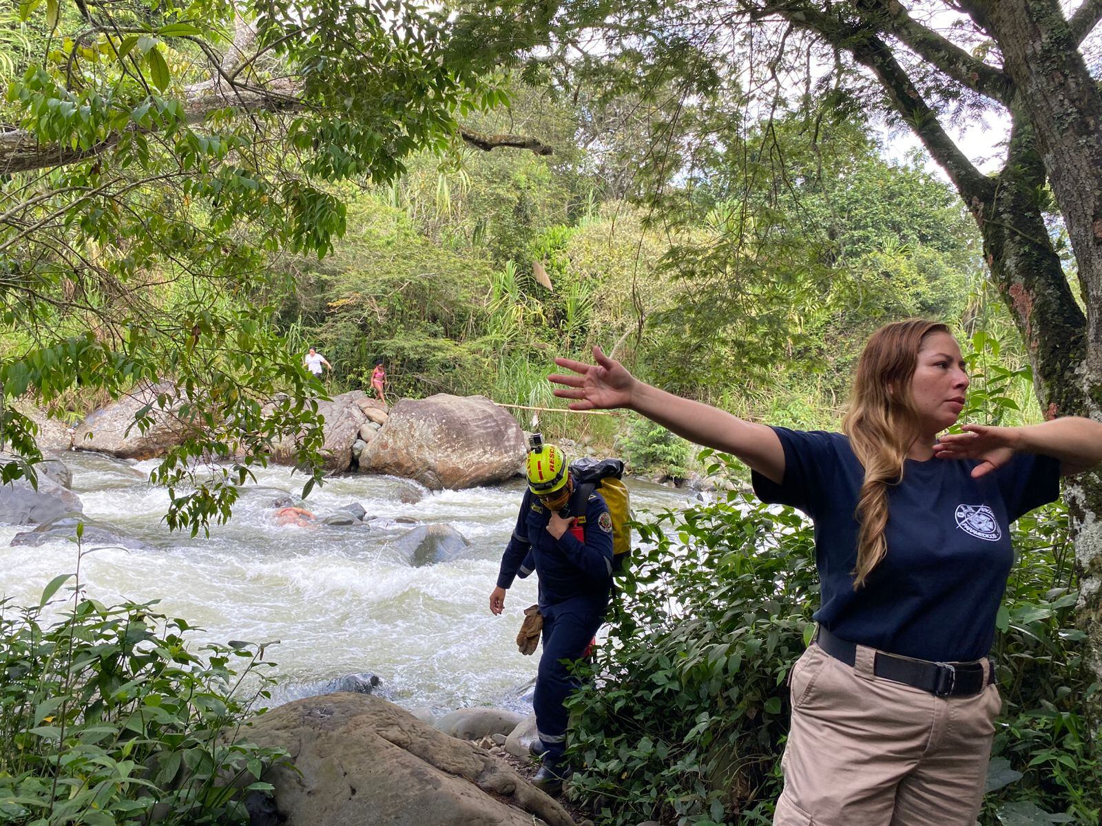 Las autoridades hicieron un llamado a la ciudadanía para evitar los ríos durante esta temporada de intensas lluvias. Foto: Cortesía.