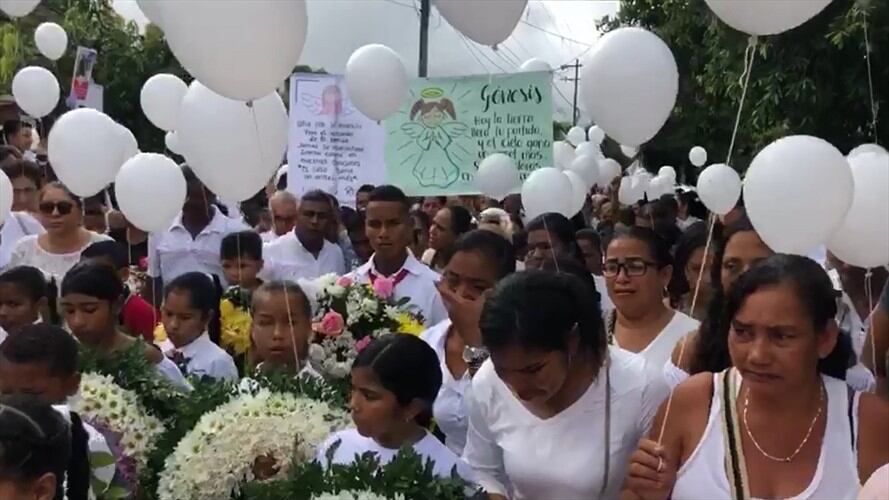 Génesis Rúa Vizcaíno, de nueve años de edad, fue cruelmente abusada y asesinada por Adolfo Arrieta García. Foto: José Gregorio Esquea (cortesía)