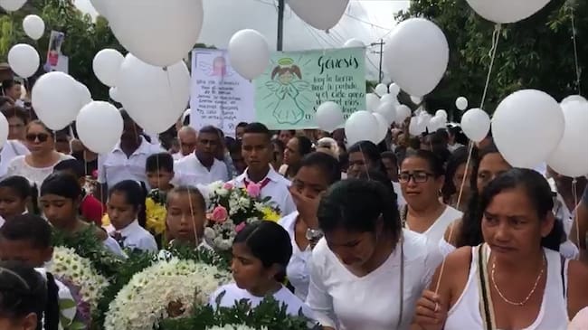 Génesis Rúa Vizcaíno, de nueve años de edad, fue cruelmente abusada y asesinada por Adolfo Arrieta García. Foto: José Gregorio Esquea (cortesía)