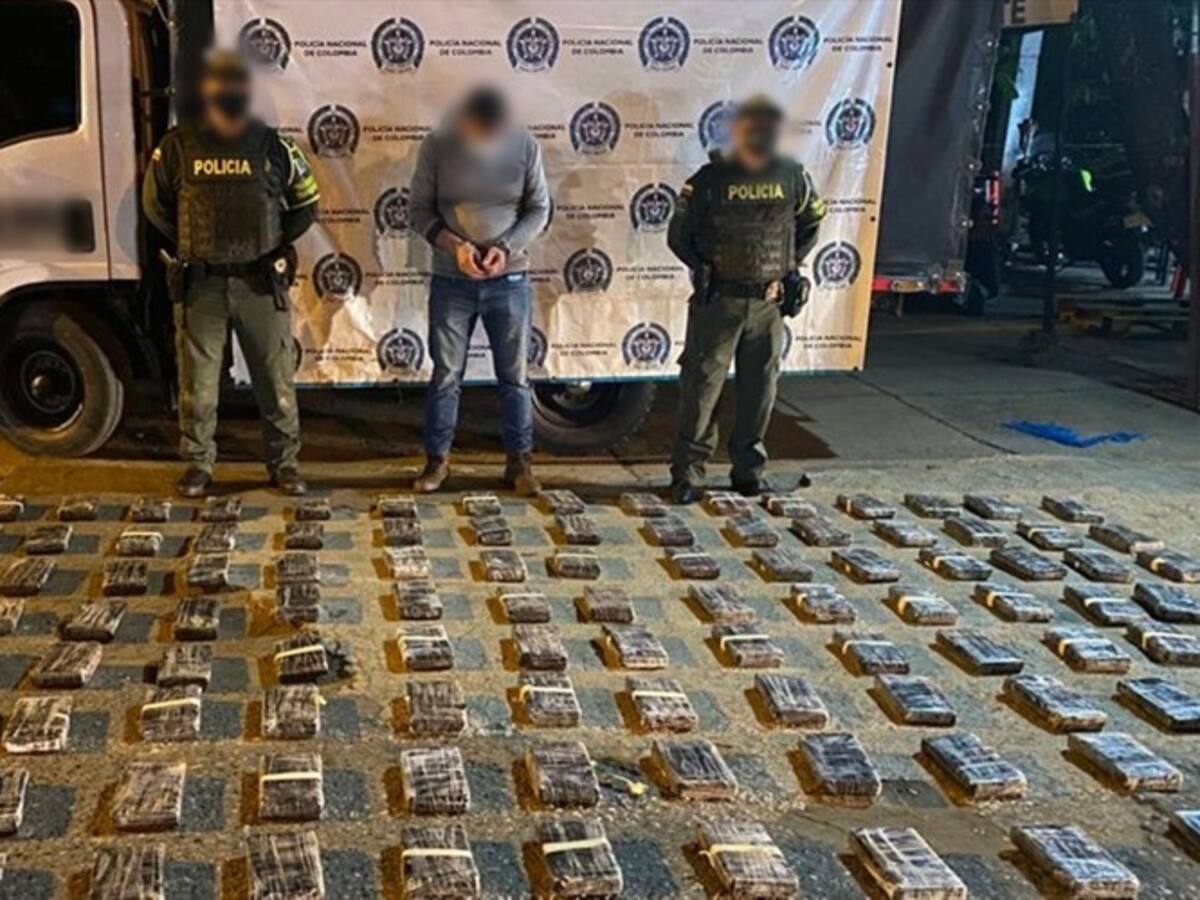 Policía incauta 159 kilos de clorhidrato de cocaína en Córdoba
