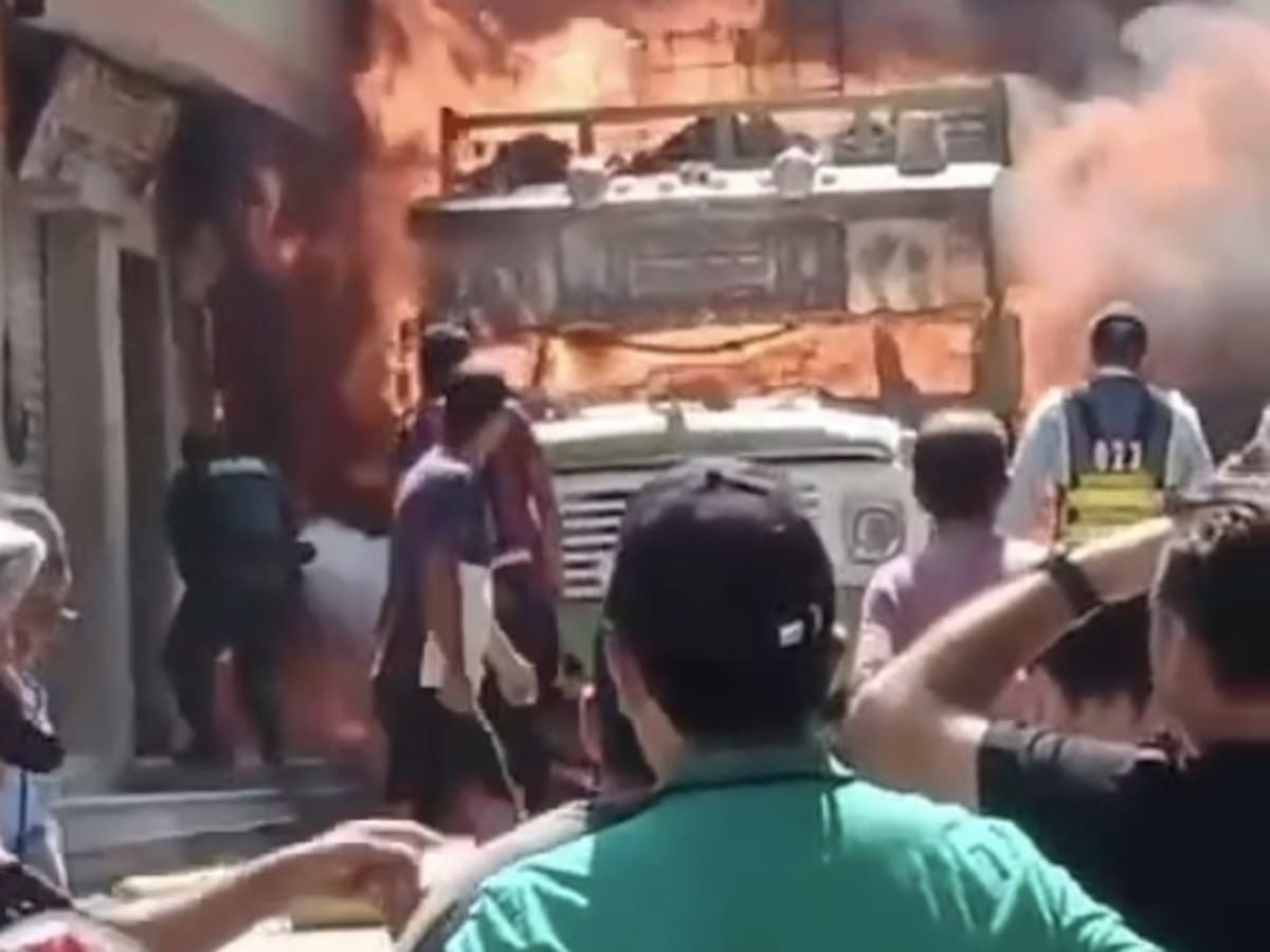 Incendio de una chiva deja un muerto y tres heridos en San Rafael, Antioquia