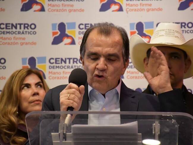 Óscar Iván Zuluaga, candidato presidencial del Centro Democrático