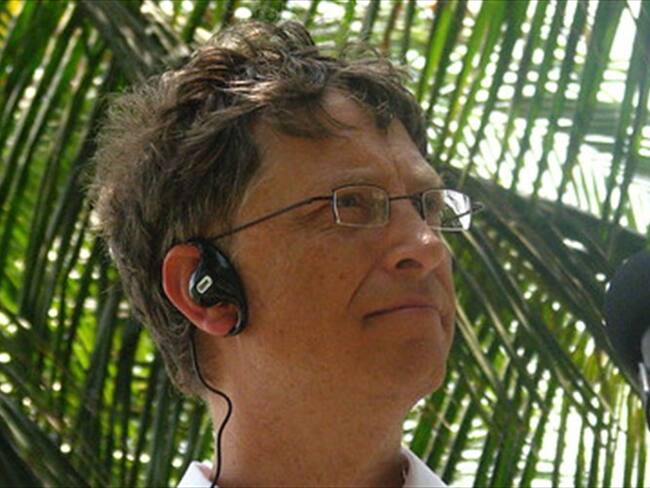 Bill Gates, fundador de Microsoft y hombre más rico del mundo.. Foto: Colprensa