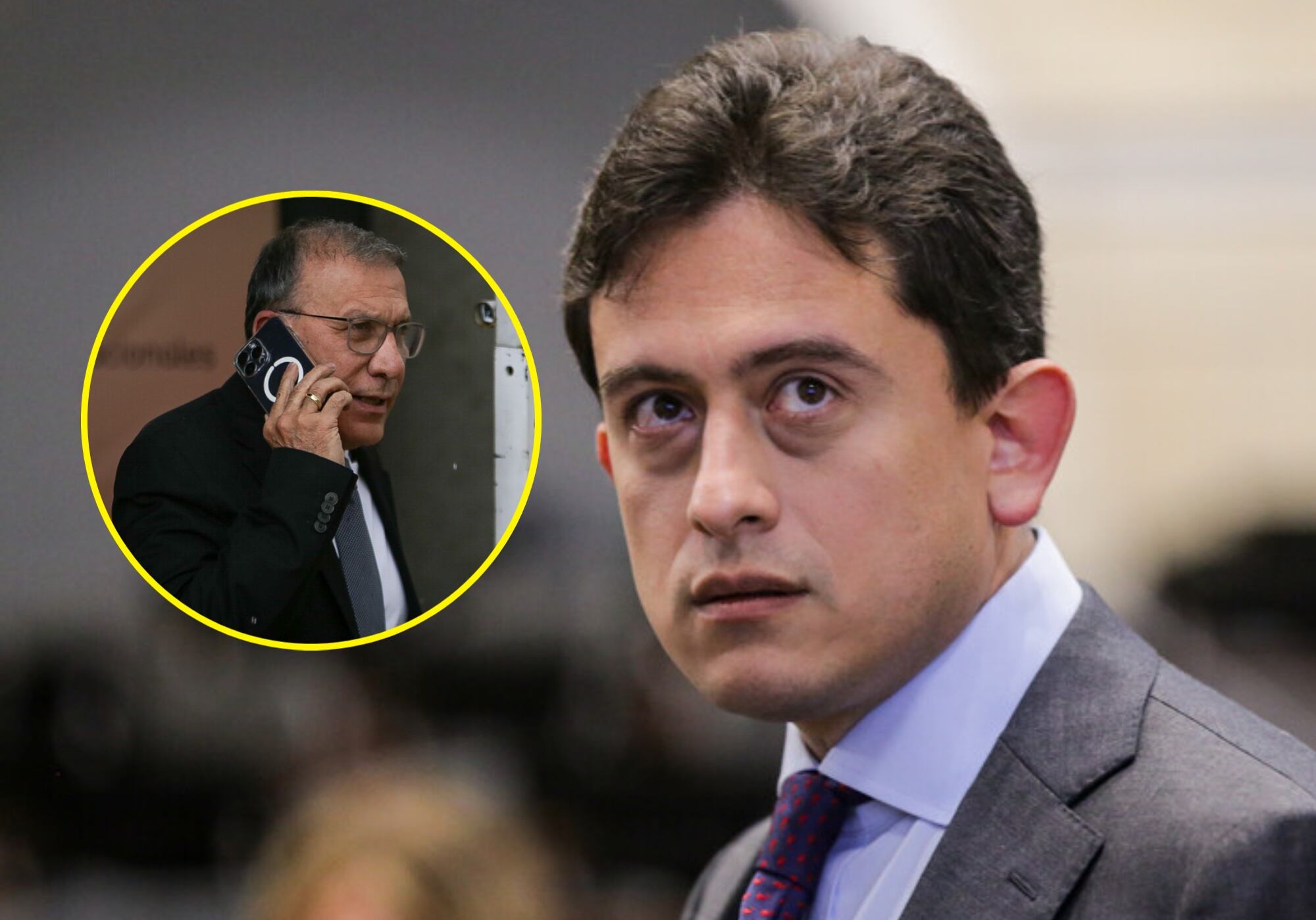 Roy Barreras y Luis Carlos Reyes. Foto: Colprensa.