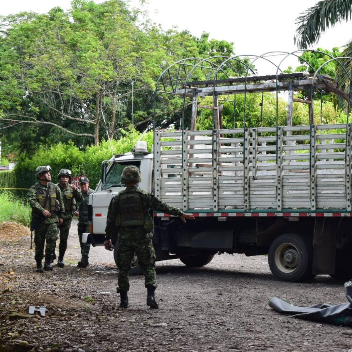 Frustran atentado al cantón militar en Apiay: usarían camión con sistema de lanzamiento