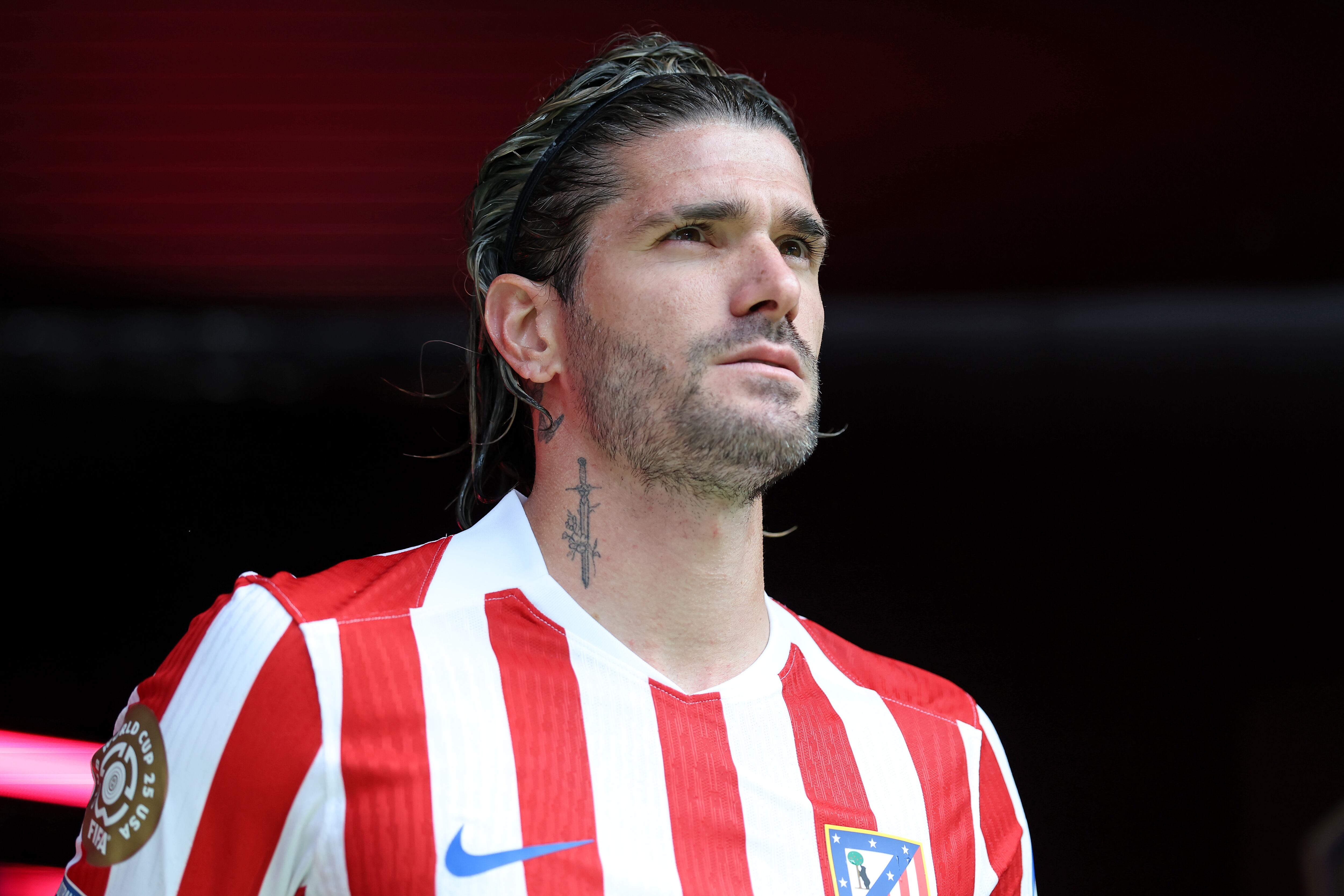 Rodrigo de Paul antes del encuentro entre el Atlético de Madrid y el Seattle Sounders por el Mundial de Clubes de la FIFA 2025. FOTO: FIFA vía Getty Images