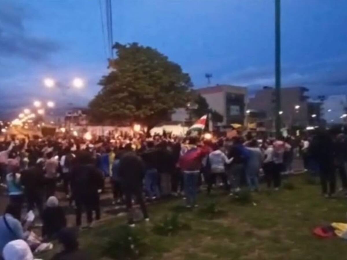 Por actos vandálicos cuatro manifestantes fueron capturados en Tunja
