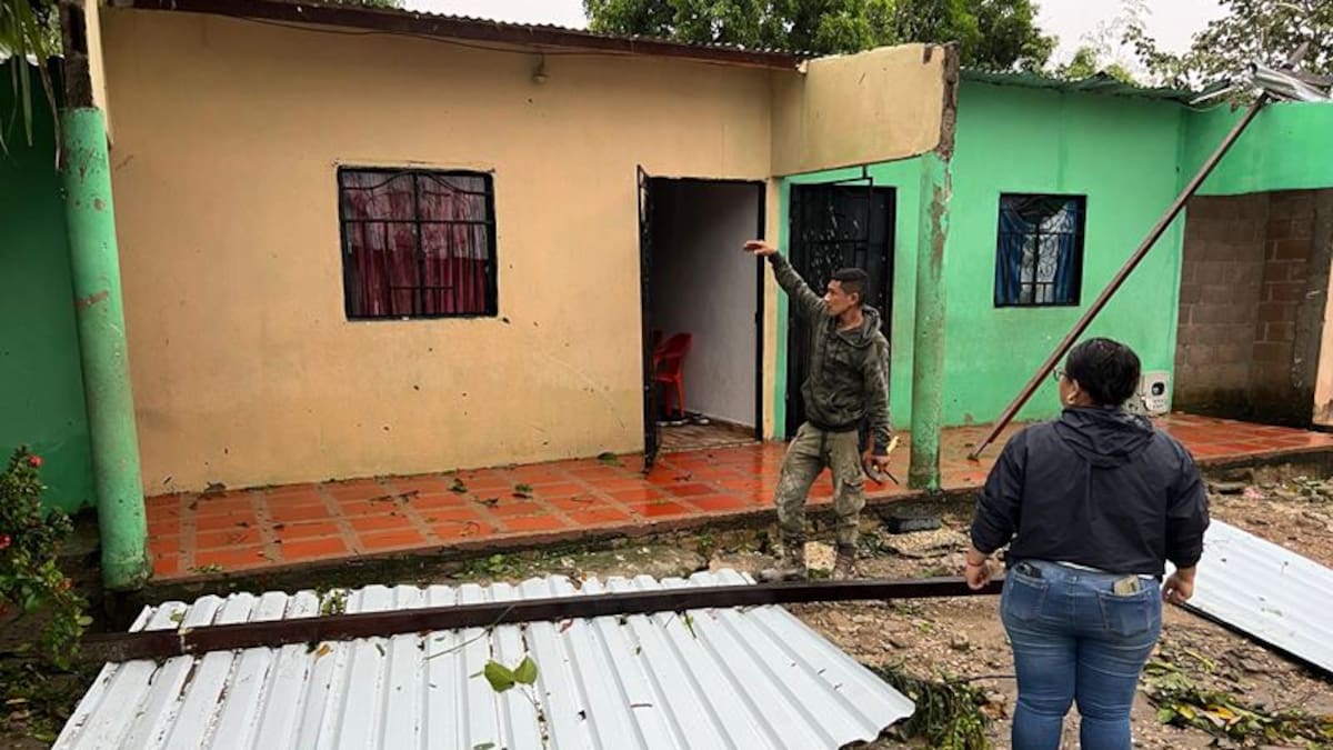 Fuerte vendaval en Sucre: las afectaciones se concentran en nueve de los 26 municipios