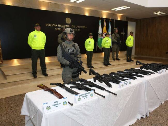 Incautan armamento de estructura acusada de asesinar a siete policías en Huila