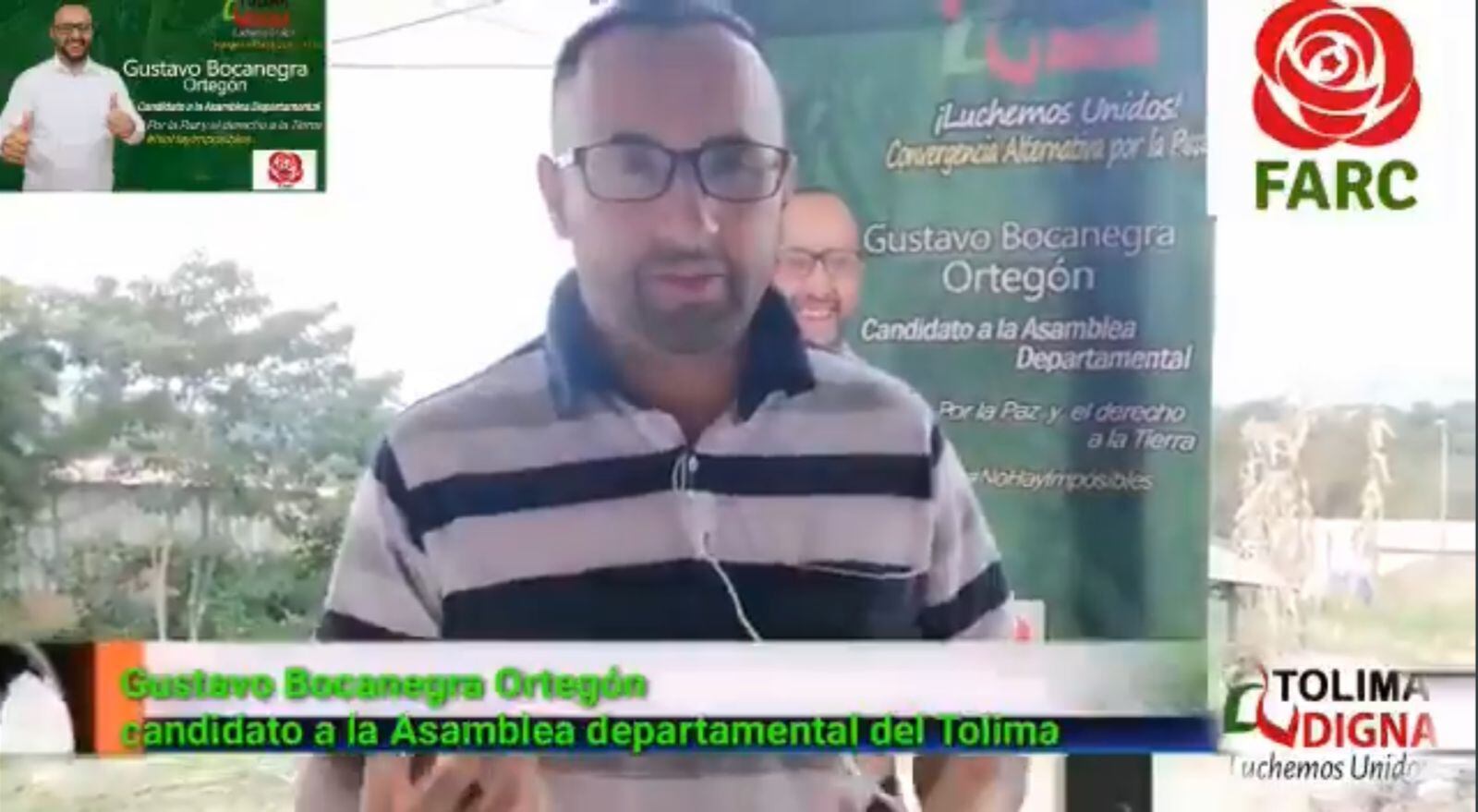 Gustavo Bocanegra. Foto: Cortesía Partido Comunes