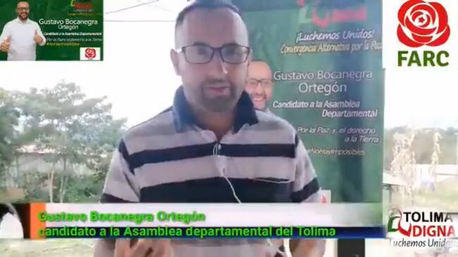 Gustavo Bocanegra. Foto: Cortesía Partido Comunes