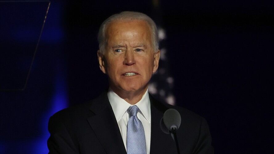 Biden agradece a estadounidenses por "victoria clara" y promete unir al país. Foto: Getty