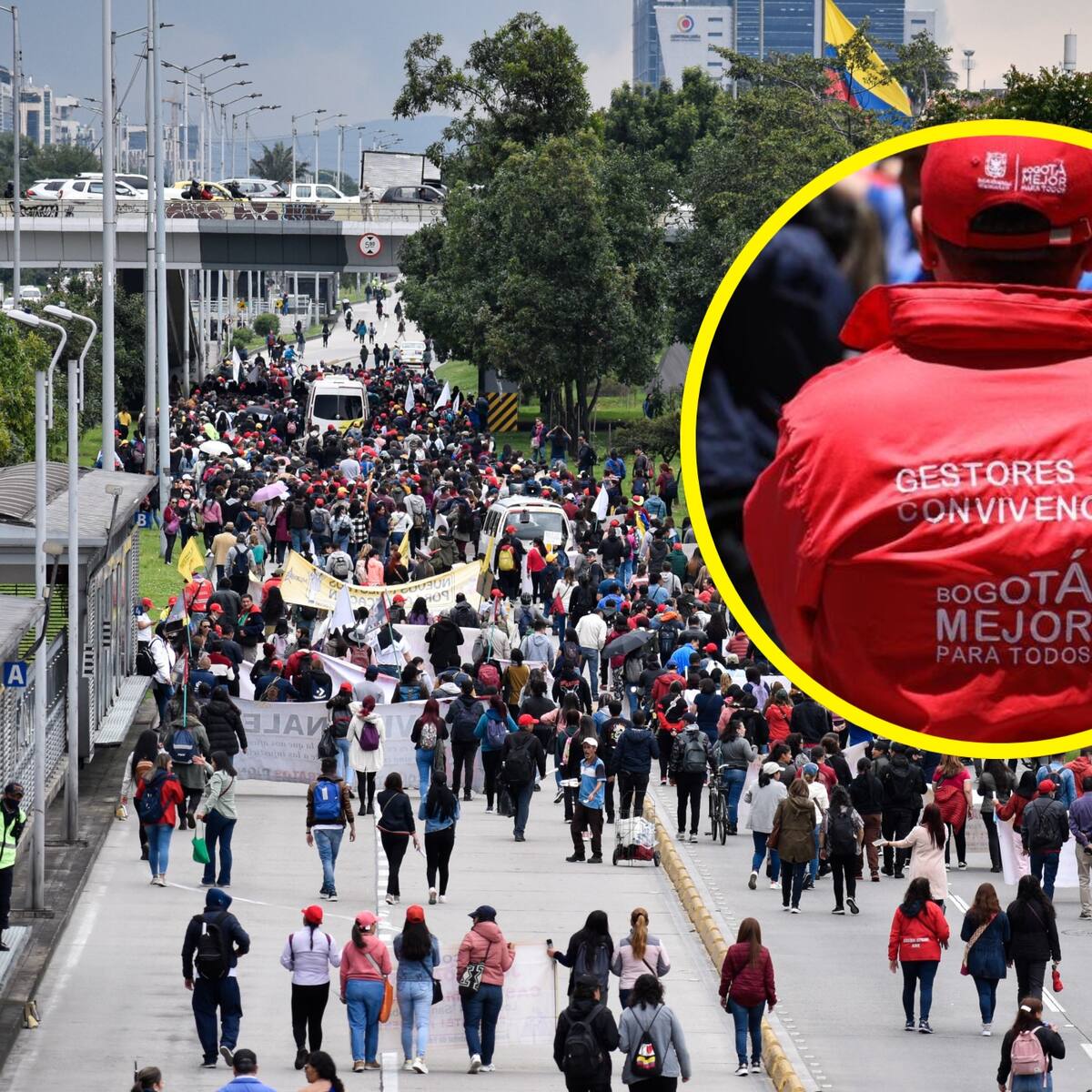 Protestas en Bogotá del 7 al 11 de octubre 2025: Horarios, rutas y lugares de las manifestaciones