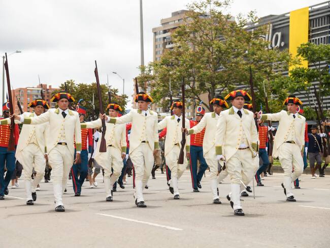 En fotos: así fue el desfile militar del 20 de julio en Bogotá