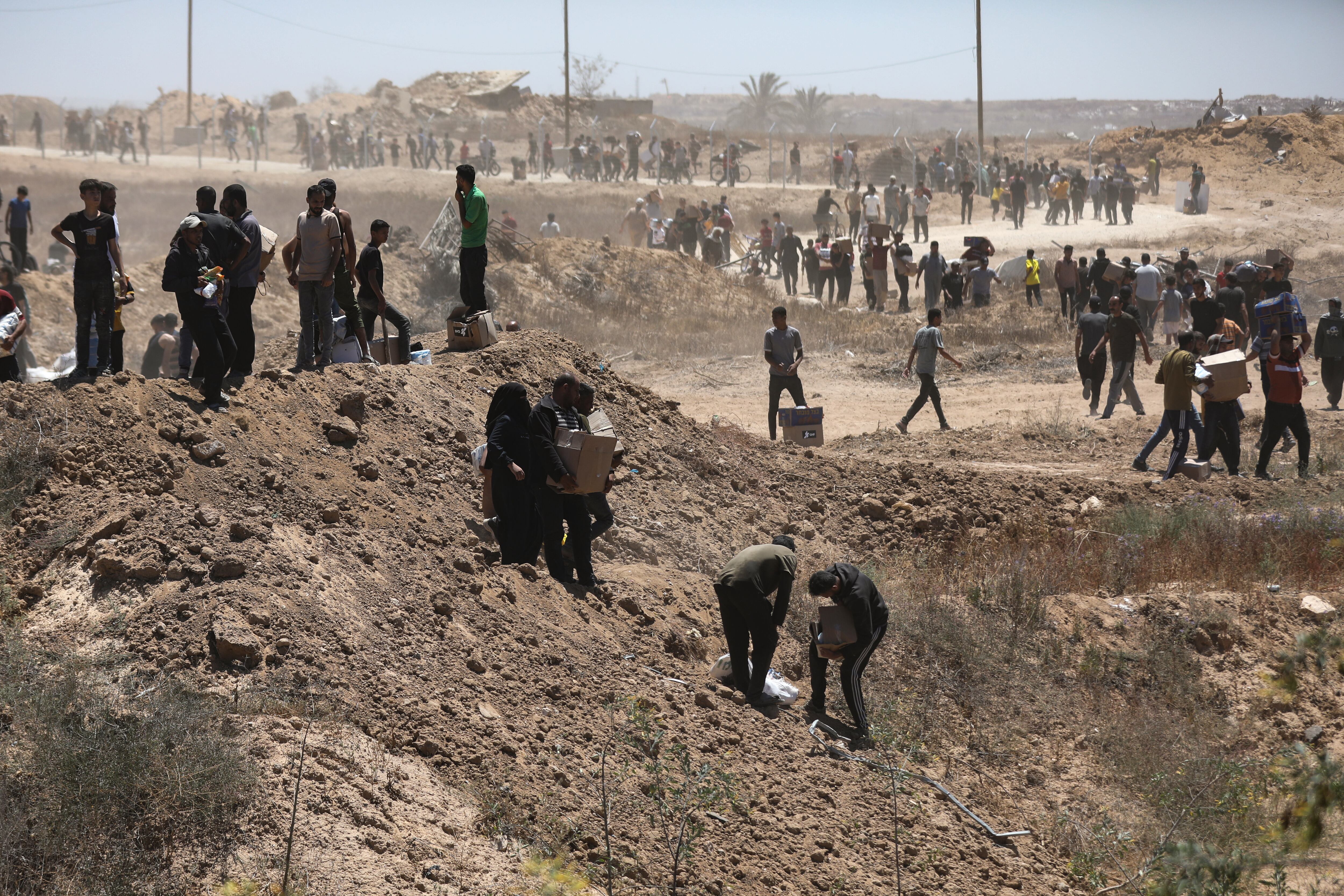 Nuevo ataque de Israel dejó al menos 24 muertos en Gaza. EFE/EPA/HAITHAM IMAD
