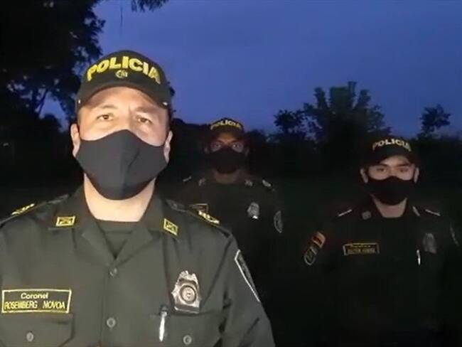 Coronel Rosemberg Novoa, comandante del Departamento de Policía Cauca. Foto: Policía Nacional