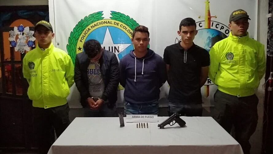 Capturan a tres cabecillas del Epl responsables del asesinato de un universitario. Foto: Policía de Norte de Santander