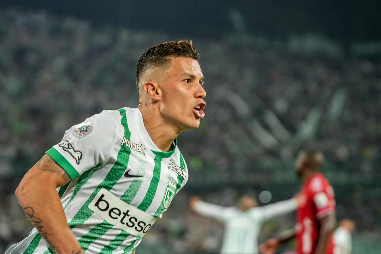 Atlético Nacional superó 1-0 al América de Cali y se muestra como favorito en cuadrangulares. Foto: David Jaramillo/ Colprensa.