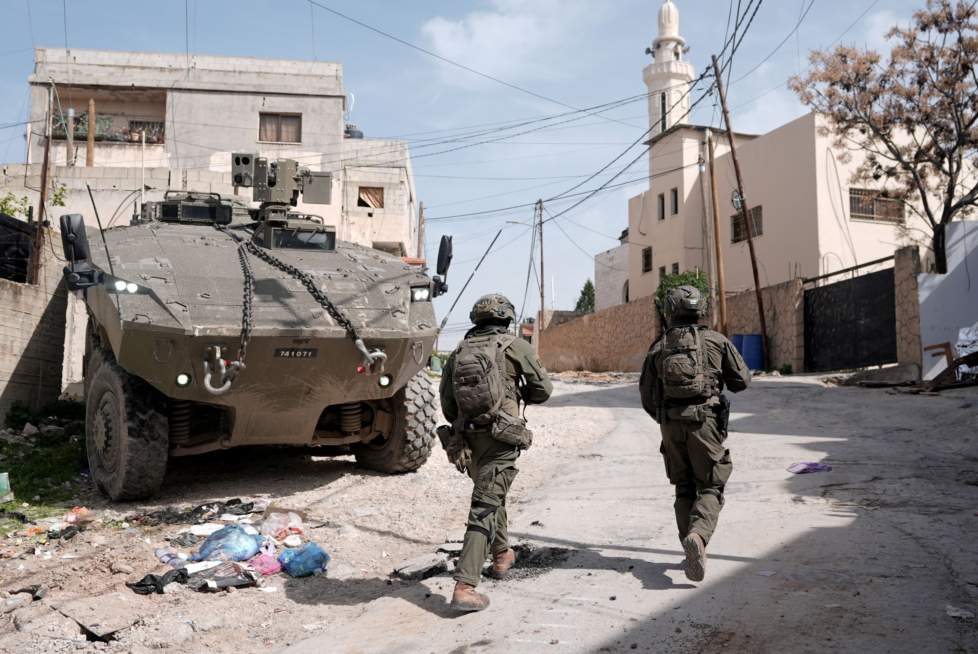 Ejército israelí mató por disparos a dos jóvenes palestinos en Tamún, norte de Cisjordania. FOTO: Issam Rimawi/Anadolu via Getty Images