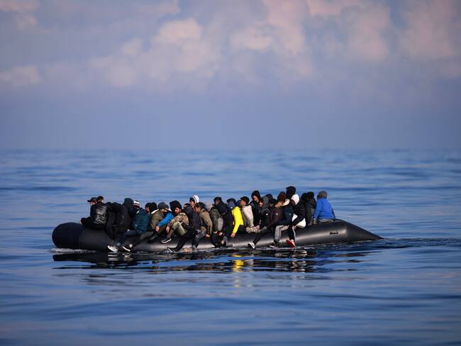 Migración por medio del canal de la Mancha. I Foto: Dan Kitwood/Getty Images.