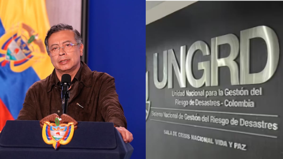 Gustavo Petro / UNGRD (créditos: GettyImages y UNGRD)