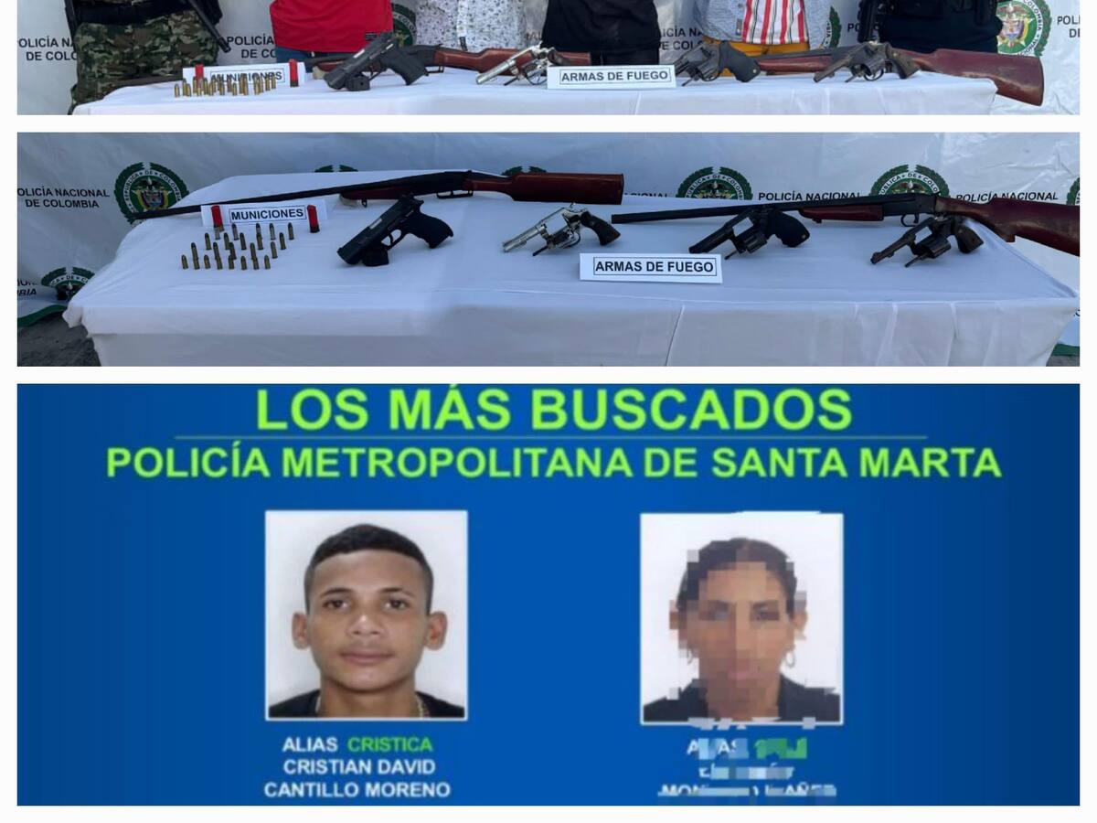 Capturados cuatro presuntos integrantes del “Clan del Golfo” en Palermo, Magdalena