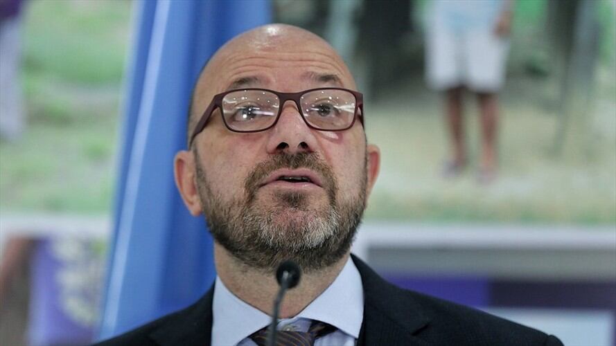 El representante de la Alta Comisionada de las Naciones Unidas para los Derechos Humanos en Colombia, Alberto Brunori. Foto: Colprensa