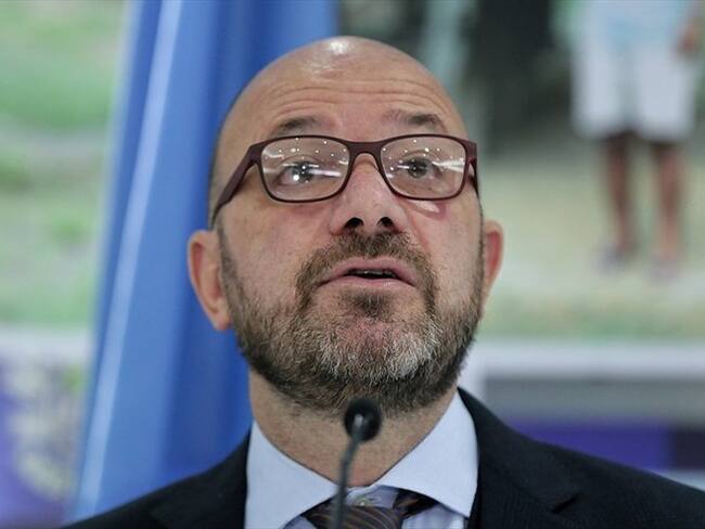 El representante de la Alta Comisionada de las Naciones Unidas para los Derechos Humanos en Colombia, Alberto Brunori. Foto: Colprensa