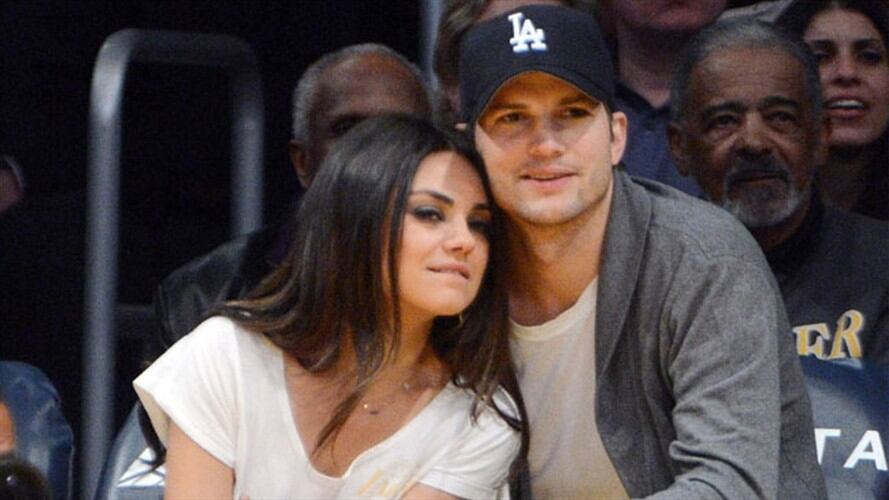 Mila Kunis y Ashton Kutcher. Foto: Bang Media