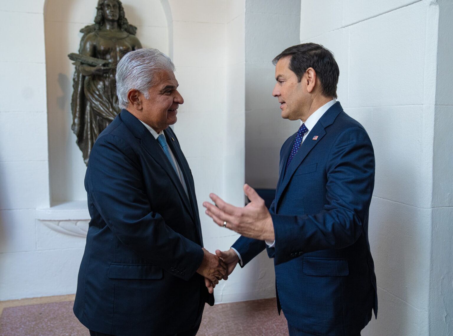 José Raúl Mulino y Marco Rubio | Foto: Gobierno de Panamá
