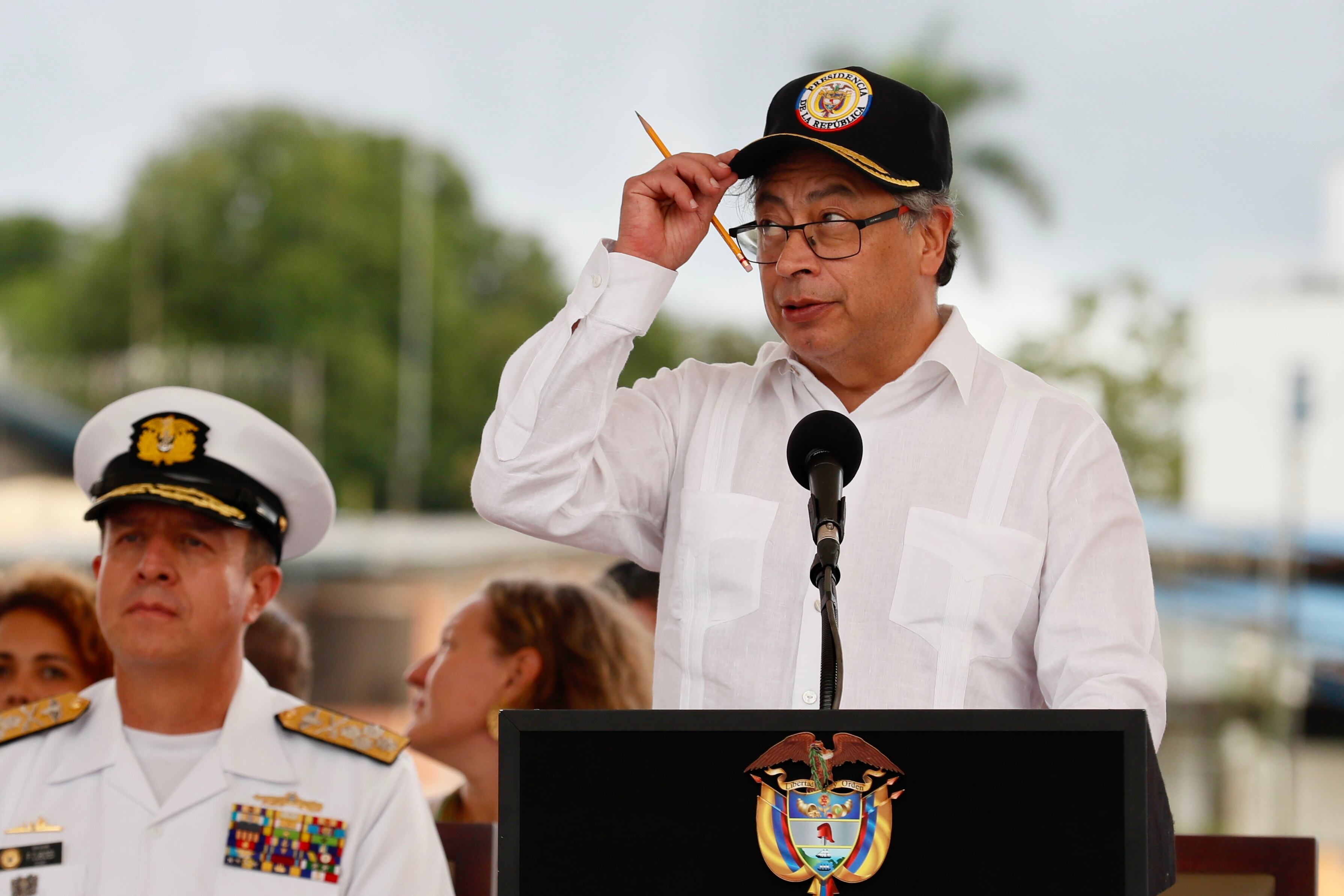Presidente de Colombia, Gustavo Petro. Foto: EFE.