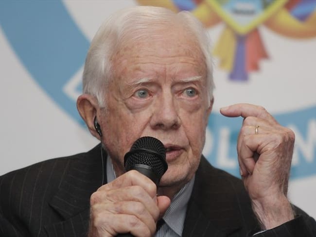 Jimmy Carter, expresidente de los Estados Unidos. Foto: Colprensa/Luisa González