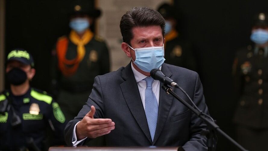 Ministro de Defensa Diego Molano. Foto: Getty Images