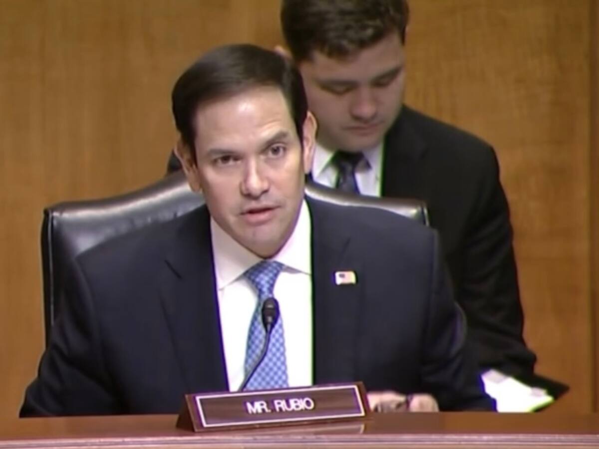 “Hemos visto carteles colombianos operando desde Ecuador”: senador Marco Rubio