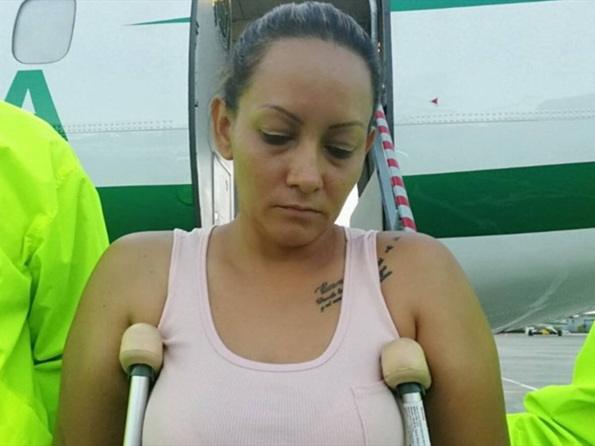 Llegó a Bogotá Claudia Ximena Orozco vinculada al proceso del 'Narcobus'